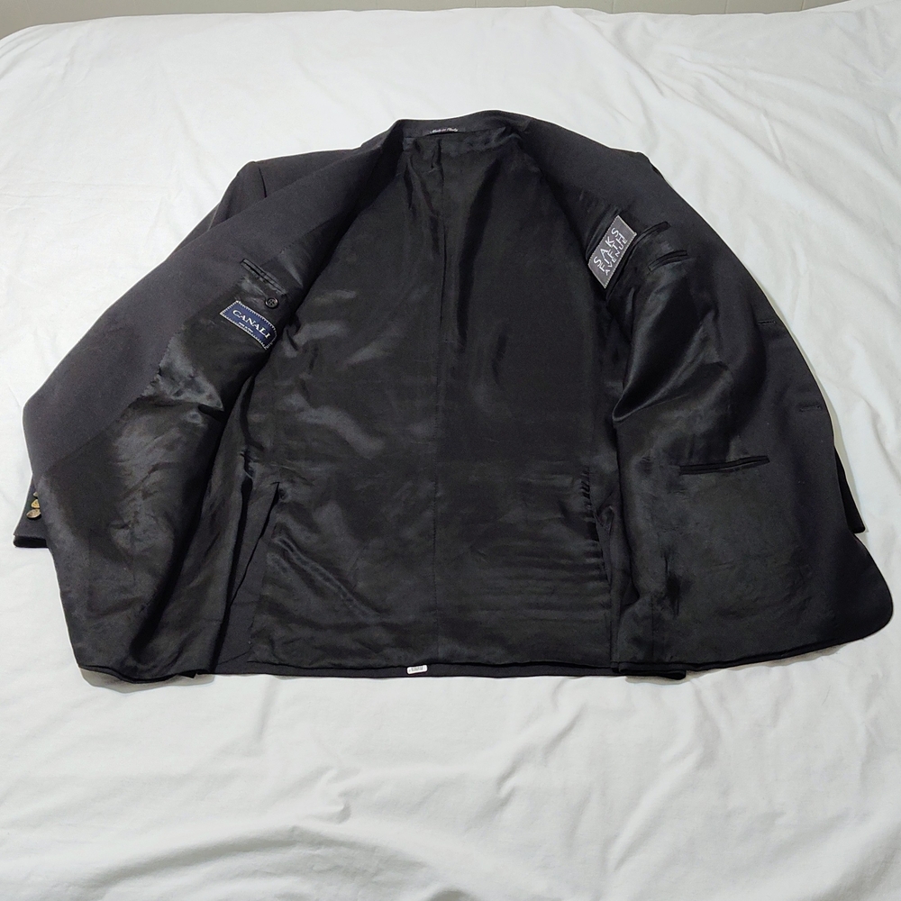 Canali Elegant Black Blazer - Picture 4 of 6